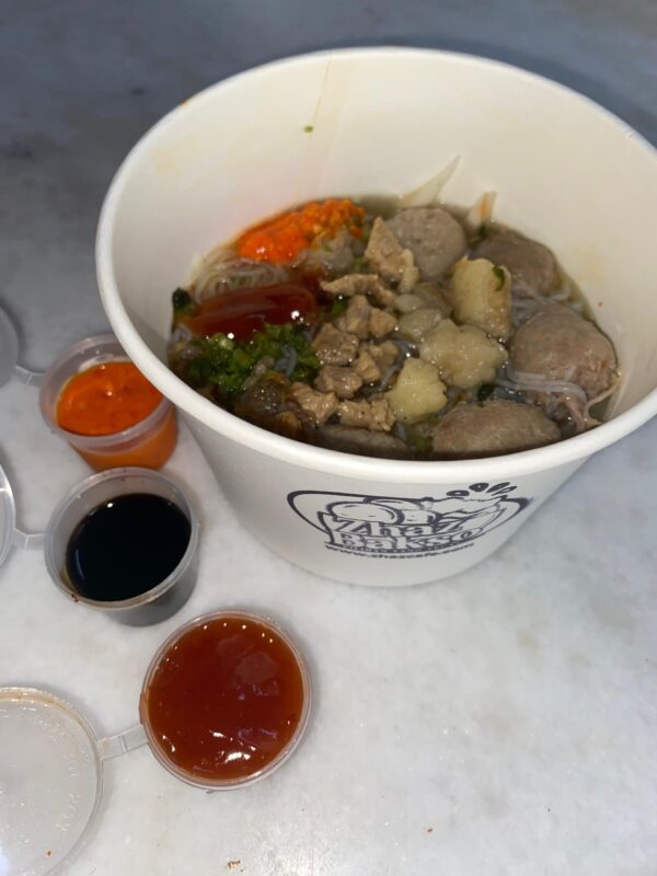 Zhaz Bakso Delivery With Sauce And Logo